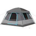 10′ x 9′ 6-Person Cabin Tent with Skylight Panels ¨C Dark Rest Interior. Lightweight (15.4 lbs)