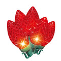 100-Count Red LED C9 Christmas Lights. 59.6¡ä Green Wire. Indoor/Outdoor - Holiday Time