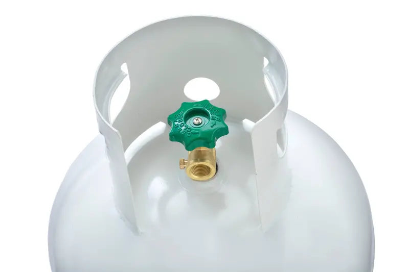 100 lb Steel Propane Tank with POL Valve ¨C DOT-Certified. Ships Empty