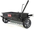 100-Lb Tow-Behind Lawn Spreader ¨C Seeder. Fertilizer &amp; Ice Melt Applicator for Tractors