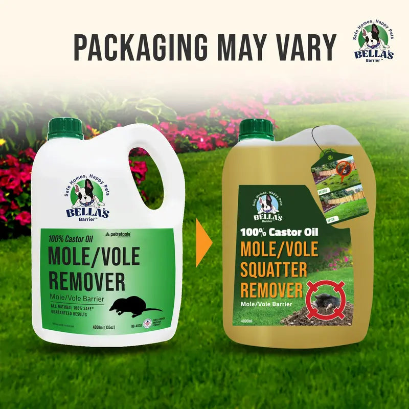100% Pure Food-Grade Castor Oil ¨C Natural. Pet-Safe Mole &amp; Vole Repellent (1 Gallon)