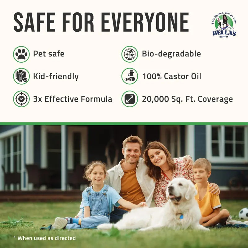 100% Pure Food-Grade Castor Oil ¨C Natural. Pet-Safe Mole &amp; Vole Repellent (1 Gallon)