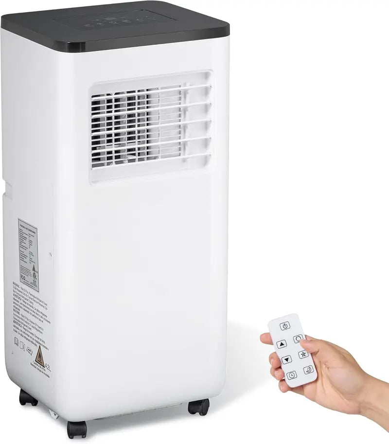 10.000 BTU Portable Air Conditioner ¨C 3-in-1 Cooling. Dehumidifying &amp; Fan Mode with Remote. Sleep Function &amp; Window Kit Included