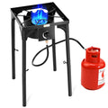 100.000 BTU Outdoor Propane Camp Stove ¨C High-Pressure Gas Cooking Station