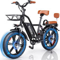 1000W Adult Electric Bike – 48V 15Ah Removable Battery. 20″ x 4.0 Fat Tire Ebike with High-Power Motor