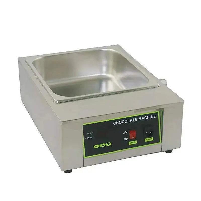 1000W Stainless Steel Chocolate Tempering Machine ¨C 18 kg Capacity Melter for Bakeries and Caf¨¦s