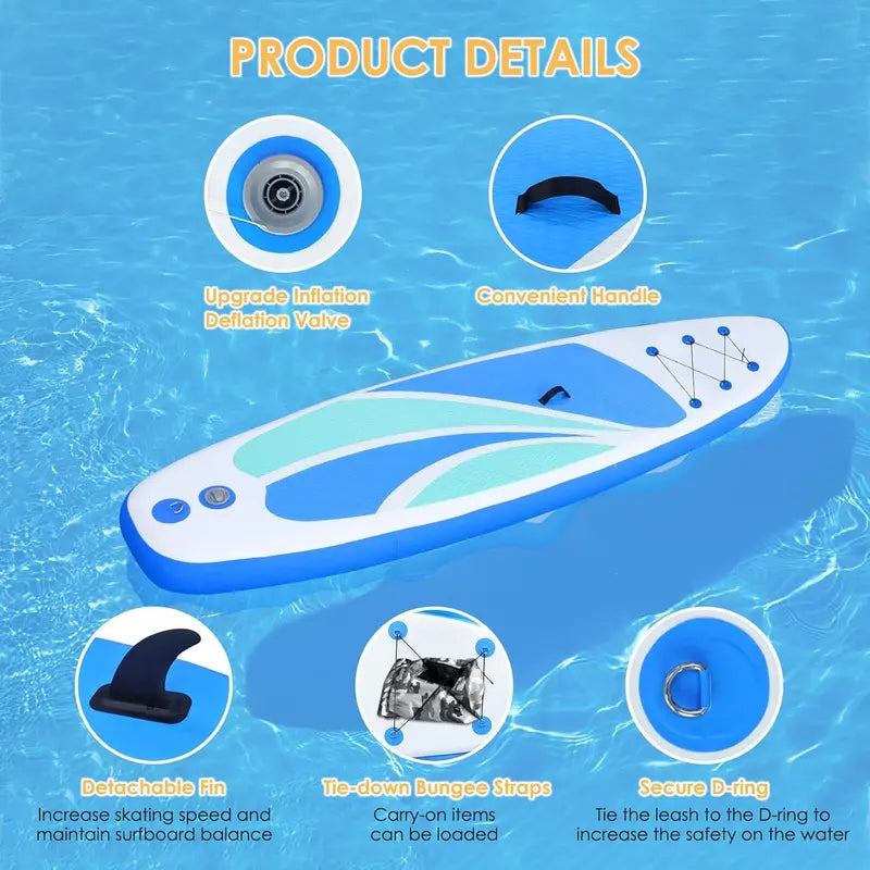 10-4″ Lightweight Inflatable SUP Board for Adults ¡ª All Skill Levels