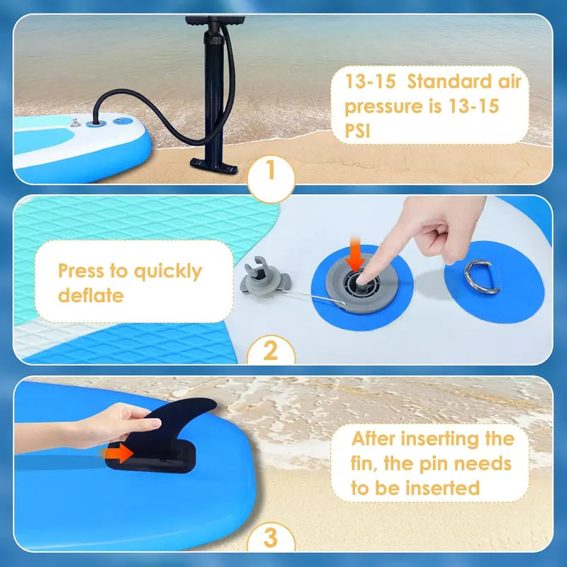 10-4″ Lightweight Inflatable SUP Board for Adults ¡ª All Skill Levels