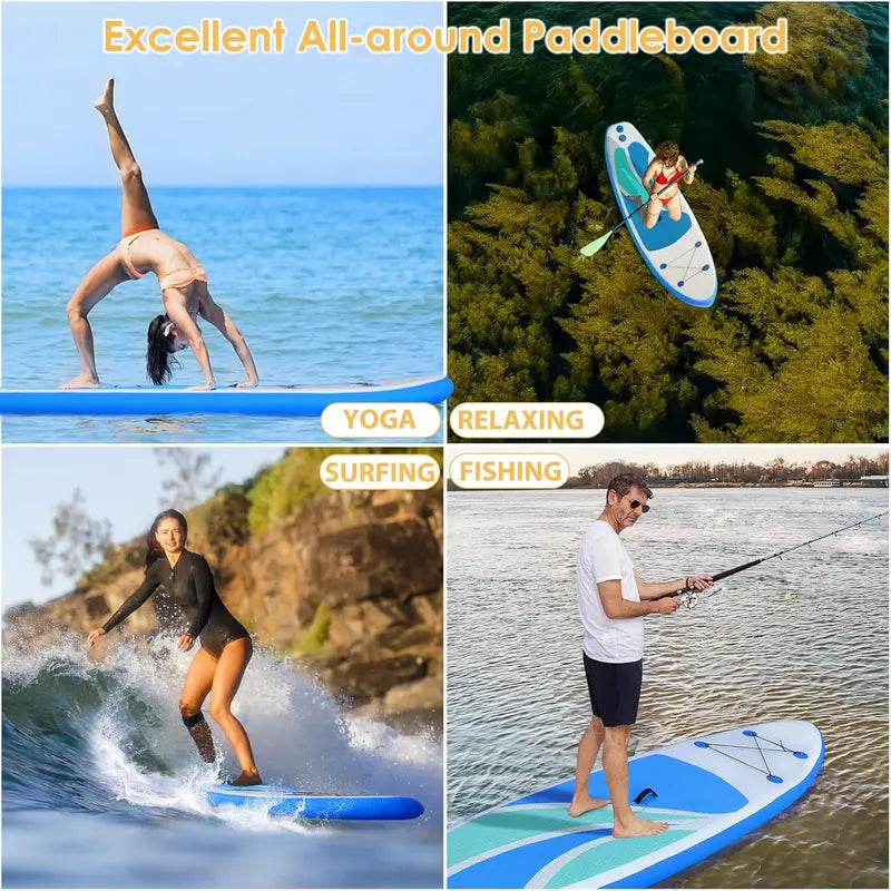10-4″ Lightweight Inflatable SUP Board for Adults ¡ª All Skill Levels