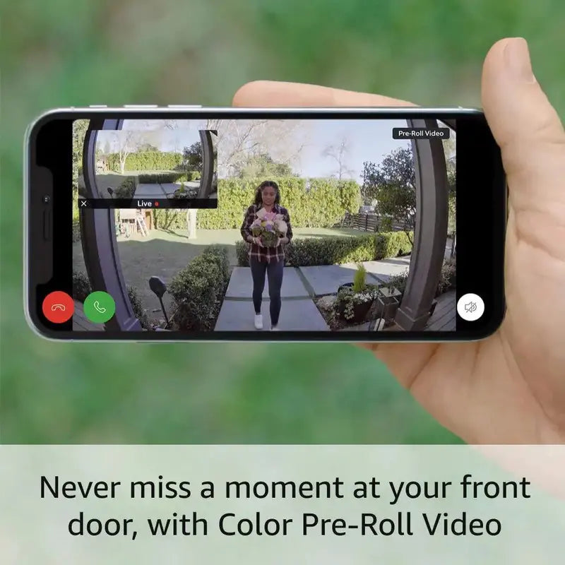 1080p HD Wi-Fi Video Doorbell ¨C Supports Wired and Wireless Installation. Night Vision. Two-Way Audio