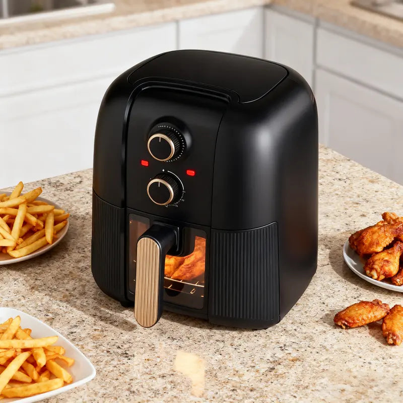 10L Dual-Zone Mechanical Air Fryer ¨C Independent Temperature Control