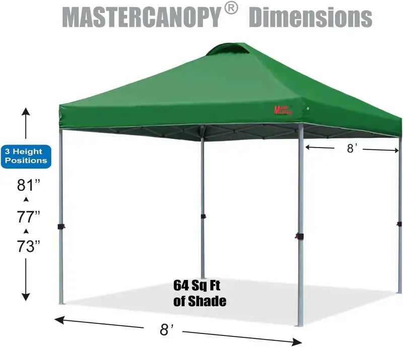 10¡Á10 Black Pop-Up Canopy Tent ¨C Durable Instant Shelter with Roller Bag for Transport