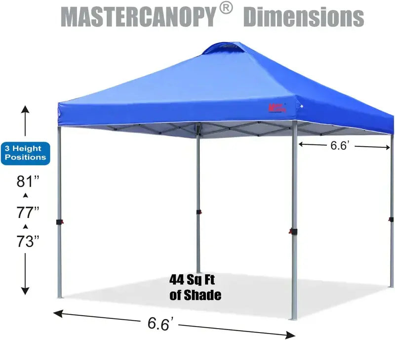 10¡Á10 Black Pop-Up Canopy Tent ¨C Durable Instant Shelter with Roller Bag for Transport