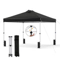 10¡Á10-Foot Pop-Up Canopy Tent with One-Touch Setup. Sandbags & Convenient Roller Bag