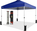10¡Á10 One-Click Pop-Up Awning ¨C Silver-Coated Sunshade Canopy for Beach. Picnic & Outdoor Events