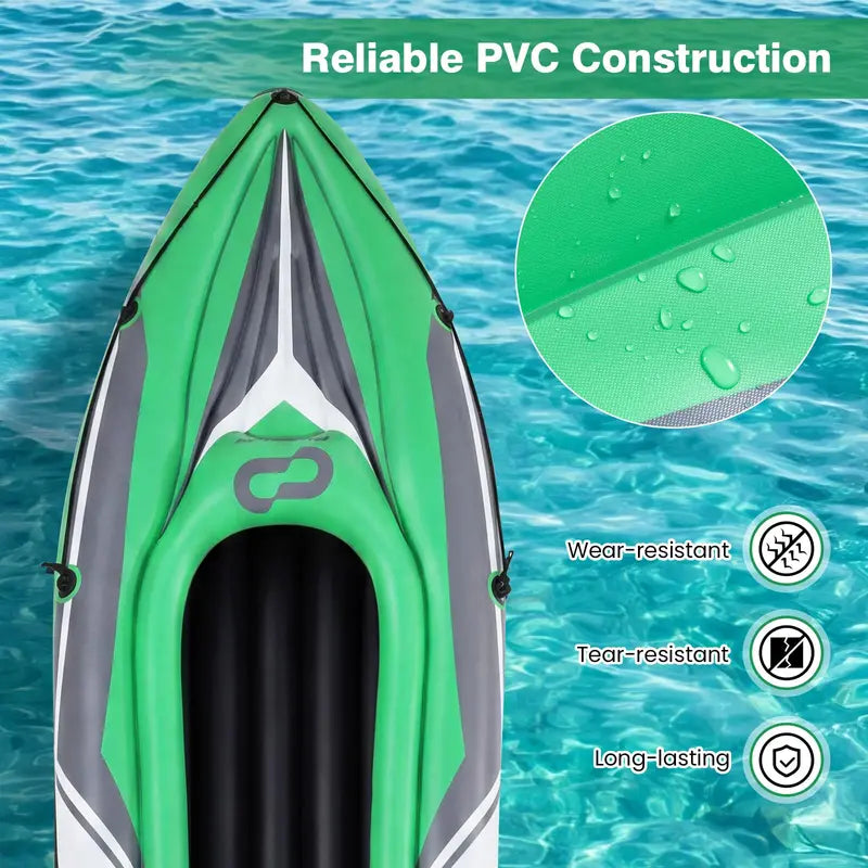 11.5-Foot Tandem Kayak for Adults ¨C Aluminum Paddles Included. Ideal for Lakes. Rivers & Fishing