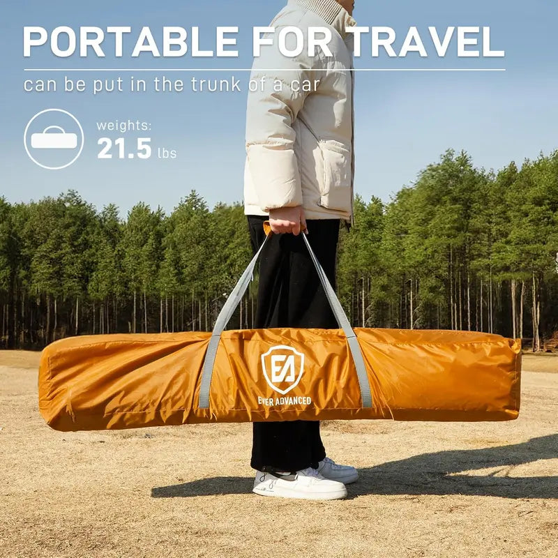 11.5¡Á9.8 ft Instant Screened Gazebo ¨C Pop-Up Bug-Free Outdoor Canopy for Camping & Gatherings