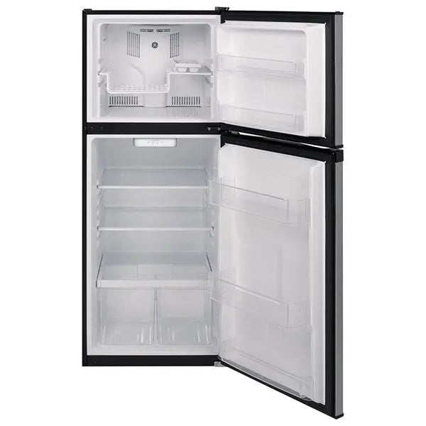 11.6-Cubic-Foot Top-Freezer Stainless Steel Refrigerator with Energy-Efficient Design