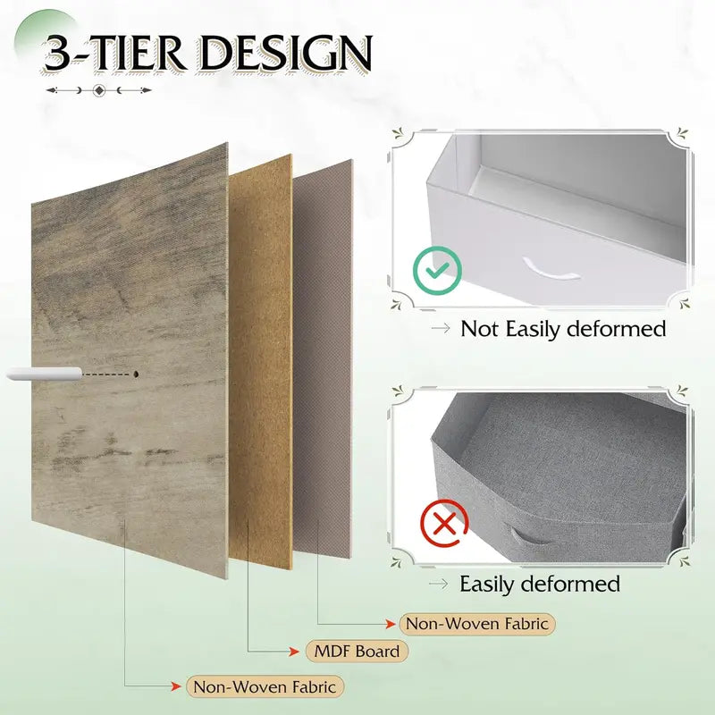 11-Bin Tall Fabric Storage Tower ¨C Steel-Frame Organizer Unit with Stackable Drawers & Soft Bins