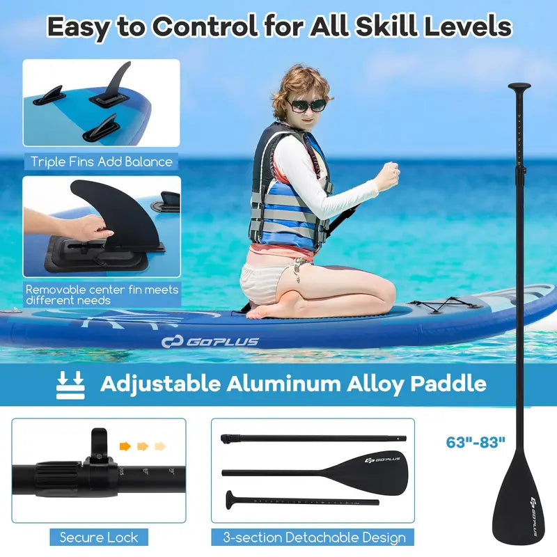 11-Foot Inflatable Stand-Up Paddle Board ¨C All-in-One SUP with Complete Accessory Kit