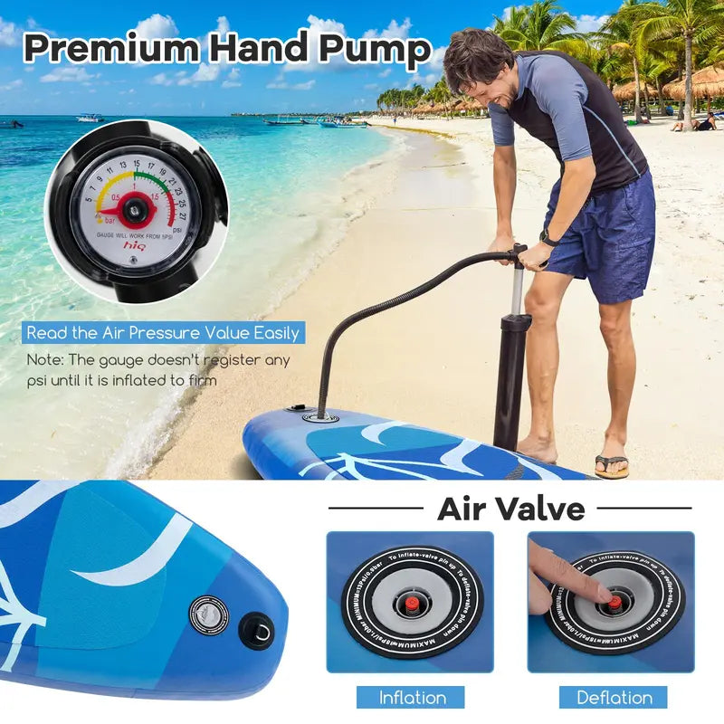 11-Foot Inflatable Stand-Up Paddle Board ¨C All-in-One SUP with Complete Accessory Kit