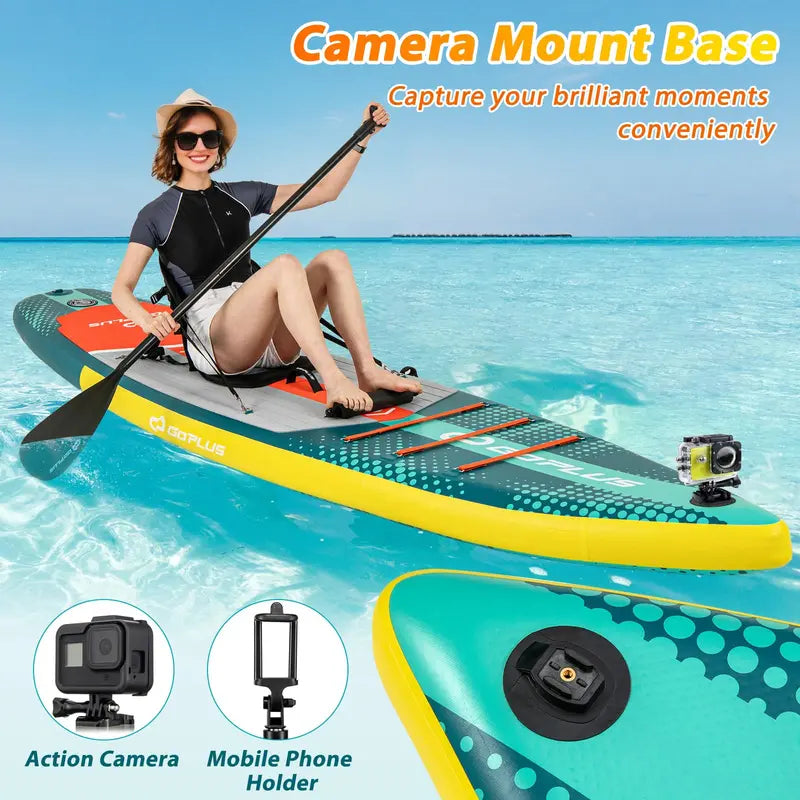 11-Foot Inflatable SUP Board for Adults ¨C Includes Premium Kayak Seat &amp; Carry Kit