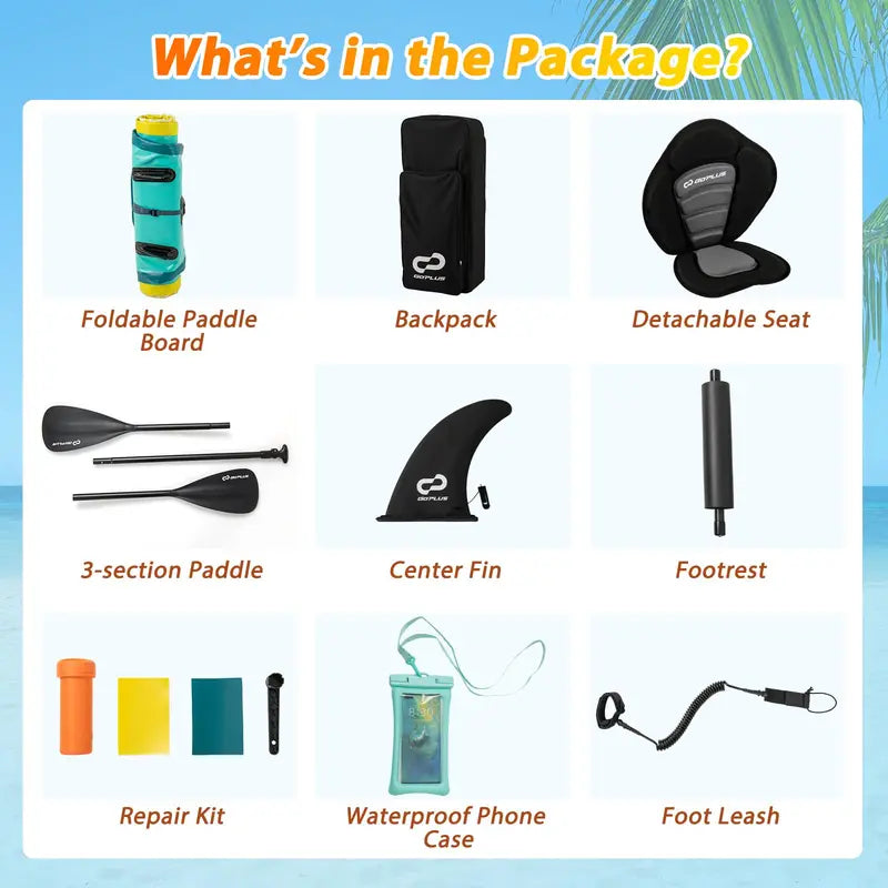 11-Foot Inflatable SUP Board for Adults ¨C Includes Premium Kayak Seat &amp; Carry Kit