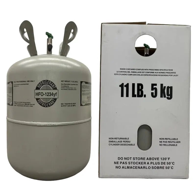 11 lb R1234yf Refrigerant Can ¨C Low-GWP Automotive A/C Recharge Gas