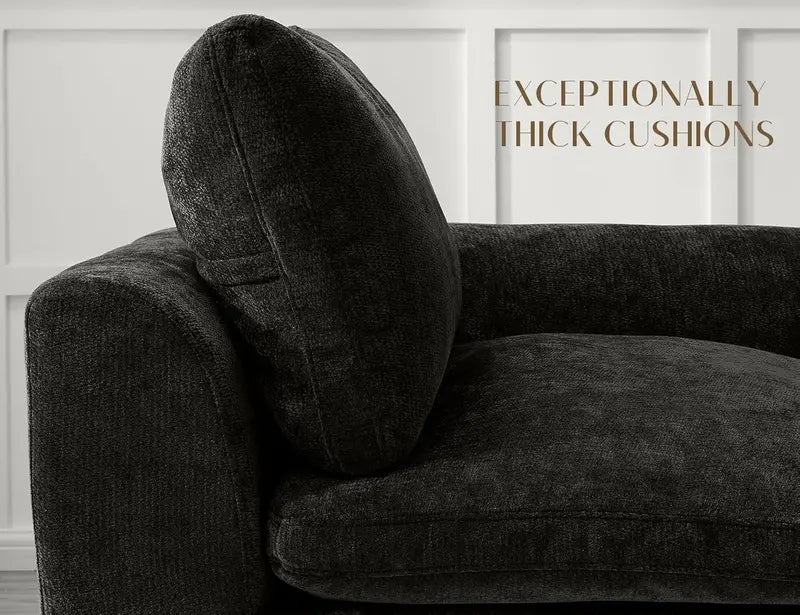 110-Inch Cloud Sectional Sofa ¨C Modular L-Shape Living Room Seating with Deep Seats