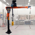 1100lb Capacity Folding Electric Hoist Crane ¨C 110V Industrial Lifting Solution for Warehouses & Sites