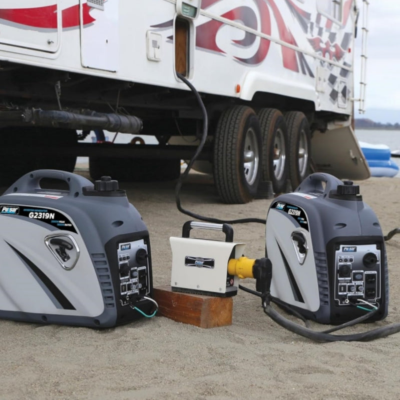 Pulsar 2.300W Portable Gas-Powered Quiet Inverter Generator With USB Outlet & Parallel Capability. Carb Compliant. G2319N