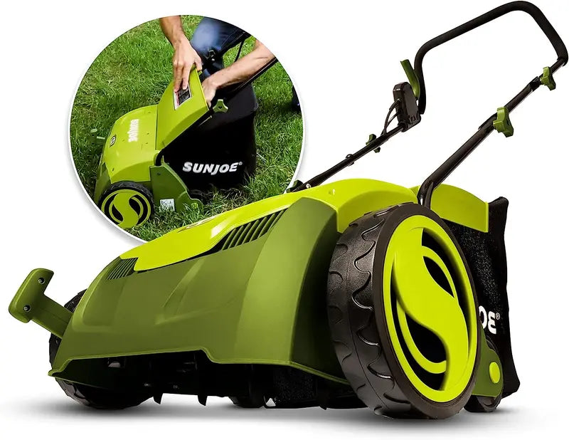 12-Amp Electric Dethatcher &amp; Scarifier ¨C 13-Inch Width with 8-Gallon Detachable Bag