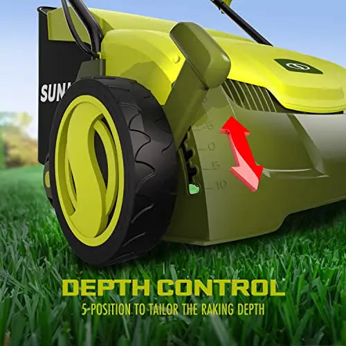12-Amp Electric Dethatcher &amp; Scarifier ¨C 13-Inch Width with 8-Gallon Detachable Bag