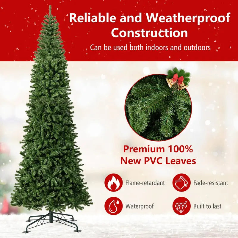 12-Foot Pre-Lit Artificial Christmas Tree ¨C Fast-Connect Power System for Easy Setup