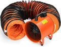 12″ High Velocity Utility Blower Fan with 32.8 FT Hose - Low Noise. 3300 RPM Ventilation &amp; Exhaust