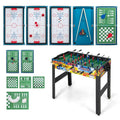 12-in-1 Multi-Sport Table: Foosball. Pool. Ping Pong. Air Hockey. Bowling. Shuffleboard. Chess. Checkers &amp; Backgammon