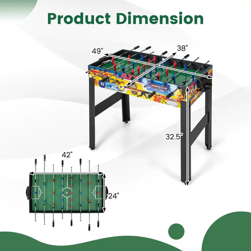 12-in-1 Multi-Sport Table: Foosball. Pool. Ping Pong. Air Hockey. Bowling. Shuffleboard. Chess. Checkers &amp; Backgammon