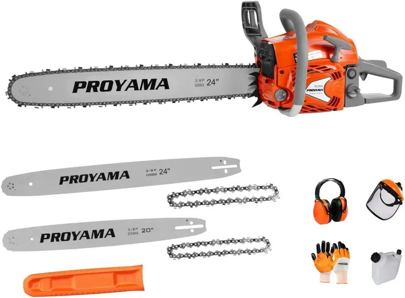 12-Inch 26cc Top-Handle Gas Chainsaw ¨C Lightweight Petrol-Powered Tool for Precision Tree and Branch Cutting