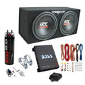 12-Inch Car Subwoofer System ¨C 1200W RMS. Includes 1100W Amp. Capacitor &amp; Wiring Kit