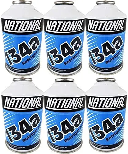 12-Oz Self-Sealing R134a Refrigerant for MVAC - Pack of 6