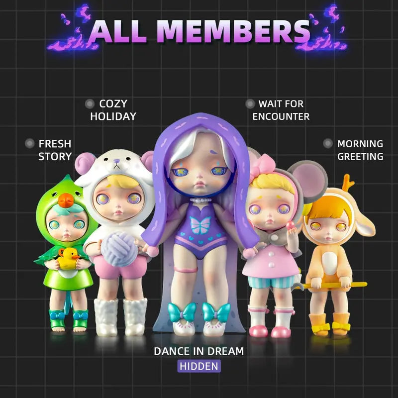 12-Piece Fashion Trendsetters Blind Box Collection ¨C Cute Collectible Action Figures for Holidays & Birthdays