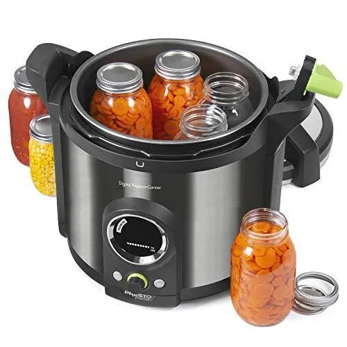 12-Quart Digital Pressure Canner in Black Stainless Steel