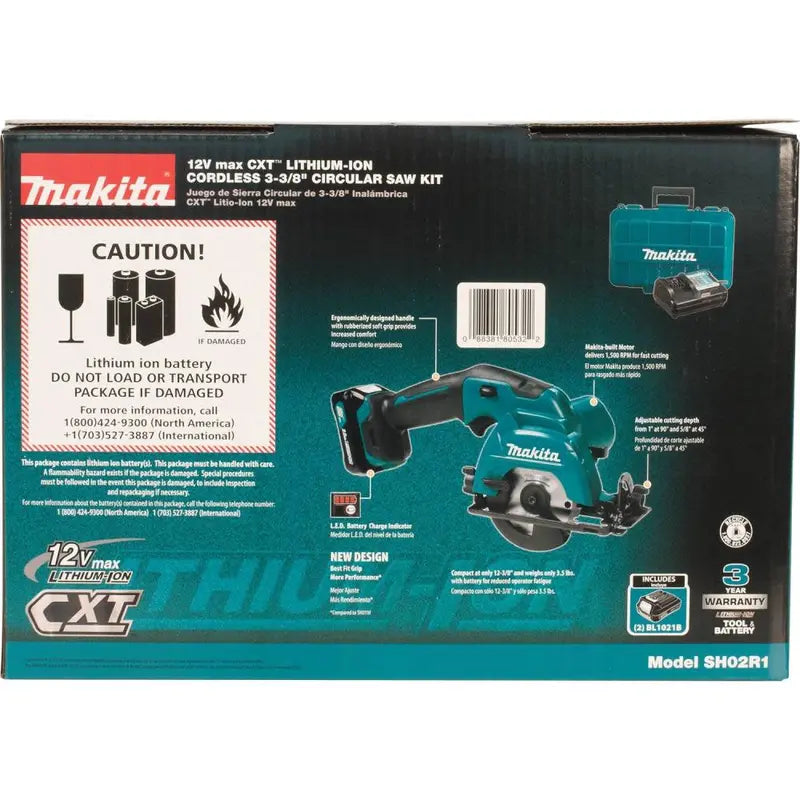 12 Volt Max CXT Lithium-Ion 3-3/8 in. Cordless Circular Saw Kit