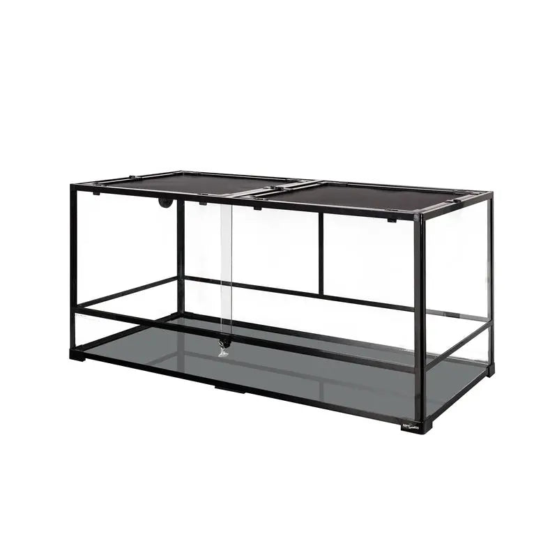 120-Gallon Extra-Large Reptile Terrarium ¨C Spacious Glass Habitat for Snakes. Lizards. and Amphibians