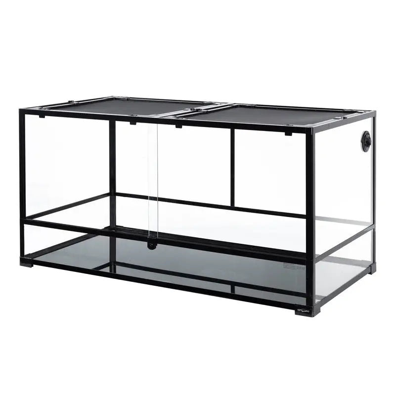 120-Gallon Extra-Large Reptile Terrarium ¨C Spacious Glass Habitat for Snakes. Lizards. and Amphibians