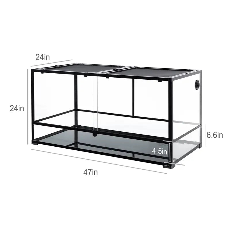 120-Gallon Extra-Large Reptile Terrarium ¨C Spacious Habitat for Large Species