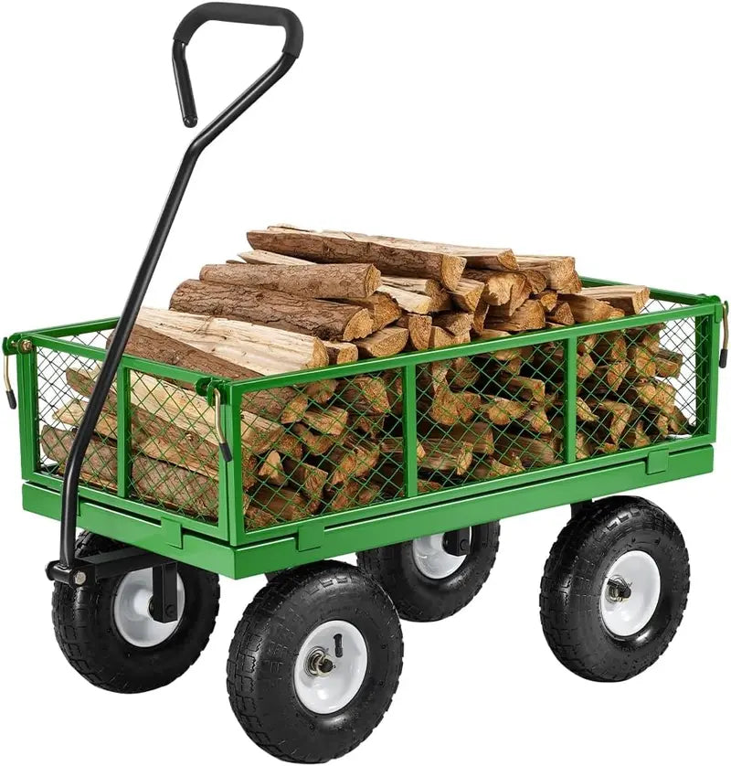1200-LB Heavy-Duty Garden Cart ¨C All-Terrain Tires & Rotating Handle