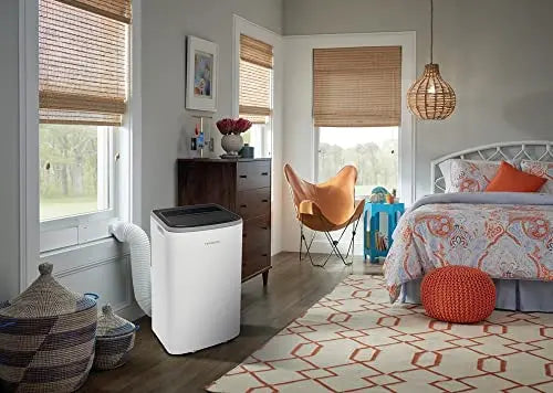 12.000 BTU Portable Room Air Conditioner ¨C Energy-Efficient Windowless AC Unit with Integrated Dehumidifier Mode and Remote Control