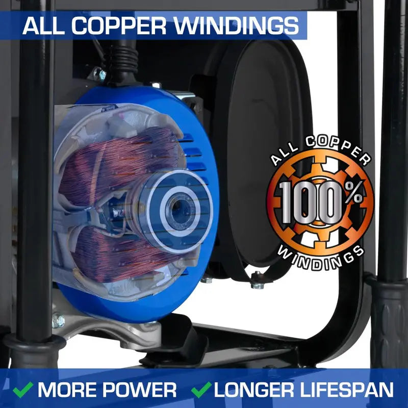 12000-Watt Gas Powered Portable Generator