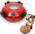 1200W Electric Pizza Oven ¨C Ceramic Stone Baking. Viewing Window. Timer & Adjustable Temperature Control